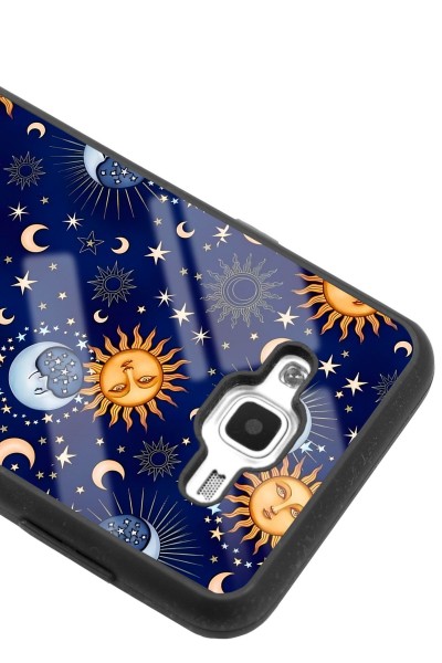 Samsung J7 Ay Güneş Pijama Tasarımlı Glossy Telefon Kılıfı