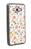 Samsung J7 Beyaz Bindanlı Tasarımlı Glossy Telefon Kılıfı