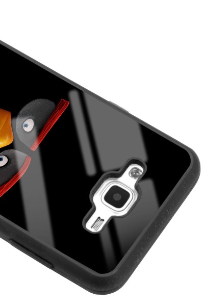 Samsung J7 Black Angry Birds Tasarımlı Glossy Telefon Kılıfı