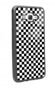 Samsung J7 Damalı Tasarımlı Glossy Telefon Kılıfı