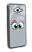Samsung J7 Grey Angry Birds Tasarımlı Glossy Telefon Kılıfı