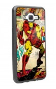 Samsung J7 Iron Man Demir Adam Tasarımlı Glossy Telefon Kılıfı