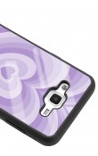 Samsung J7 Lila Kalp Tasarımlı Glossy Telefon Kılıfı