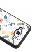 Samsung J7 Minik Çiçekler Tasarımlı Glossy Telefon Kılıfı