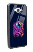 Samsung J7 Neon Astronot Tasarımlı Glossy Telefon Kılıfı