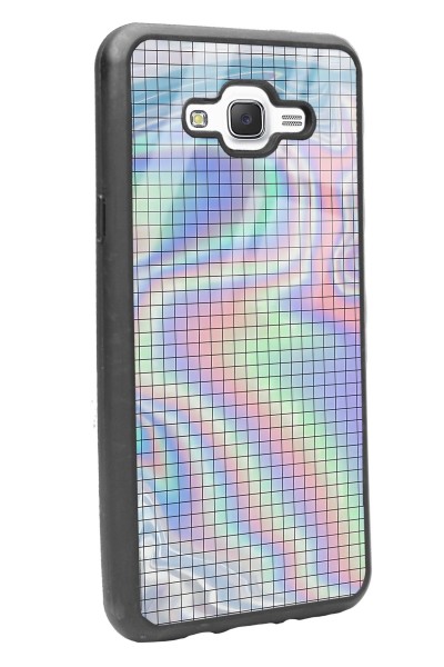 Samsung J7 Neon Dama Tasarımlı Glossy Telefon Kılıfı