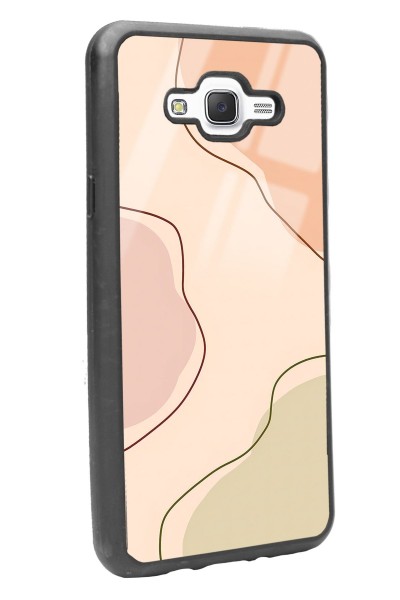 Samsung J7 Nude Colors Tasarımlı Glossy Telefon Kılıfı