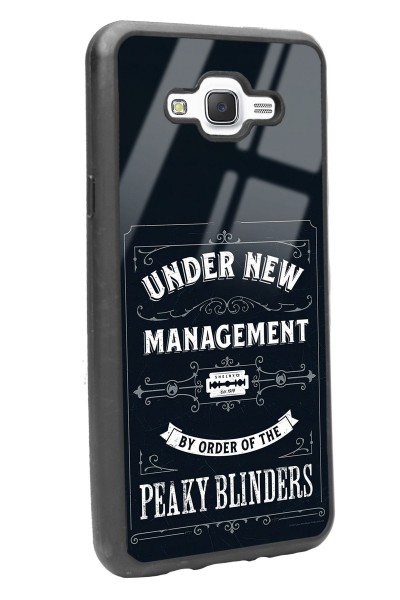 Samsung J7 Peaky Blinders Management Tasarımlı Glossy Telefon Kılıfı
