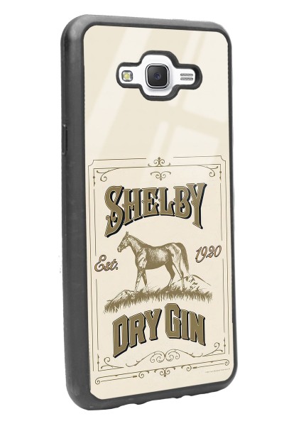 Samsung J7 Peaky Blinders Shelby Dry Gin Tasarımlı Glossy Telefon Kılıfı