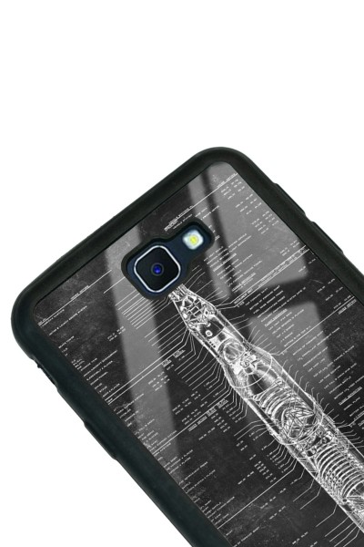 Samsung J7 Prime Apollo Plan Tasarımlı Glossy Telefon Kılıfı