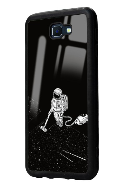Samsung J7 Prime Astronot Tatiana Tasarımlı Glossy Telefon Kılıfı
