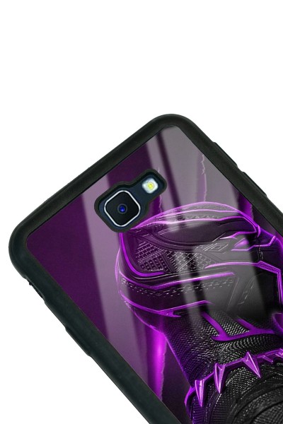 Samsung J7 Prime Black Panter Tasarımlı Glossy Telefon Kılıfı