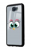 Samsung J7 Prime Grey Angry Birds Tasarımlı Glossy Telefon Kılıfı