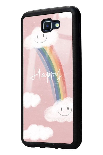 Samsung J7 Prime Happy Cloude Tasarımlı Glossy Telefon Kılıfı