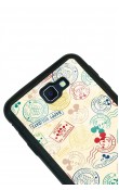 Samsung J7 Prime Mickey Stamp Tasarımlı Glossy Telefon Kılıfı