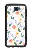 Samsung J7 Prime Minik Çiçekler Tasarımlı Glossy Telefon Kılıfı