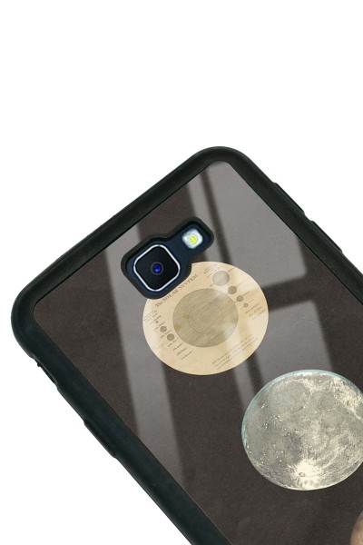 Samsung J7 Prime Night Moon Tasarımlı Glossy Telefon Kılıfı