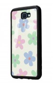 Samsung J7 Prime Nude Çiçek Tasarımlı Glossy Telefon Kılıfı