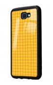 Samsung J7 Prime  Uyumlu Retro Plaid Tasarımlı Glossy Telefon Kılıfı
