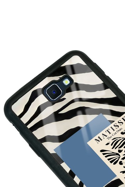 Samsung J7 Prime Zebra Matısse Tasarımlı Glossy Telefon Kılıfı