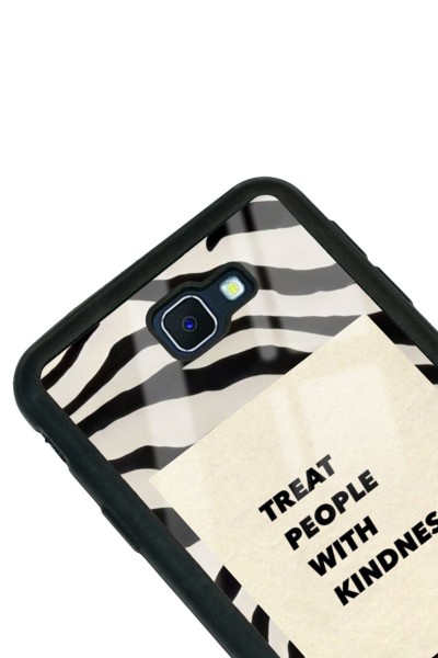 Samsung J7 Prime Zebra Motto Tasarımlı Glossy Telefon Kılıfı