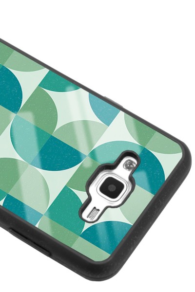 Samsung J7 Retro Green Duvar Kağıdı Tasarımlı Glossy Telefon Kılıfı