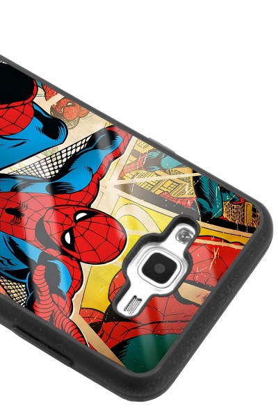 Samsung J7 Spider-man Örümcek Adam Tasarımlı Glossy Telefon Kılıfı
