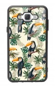 Samsung J7 Tukan Kuşu Tasarımlı Glossy Telefon Kılıfı