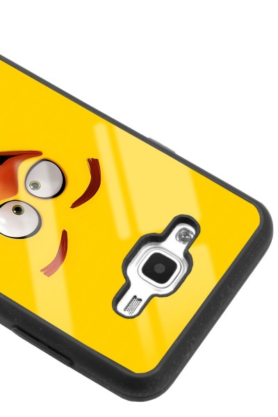 Samsung J7 Yellow Angry Birds Tasarımlı Glossy Telefon Kılıfı