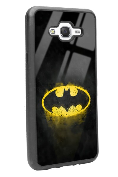 Samsung J7 Yellow Batman Tasarımlı Glossy Telefon Kılıfı