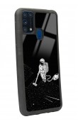 Samsung M-31 Astronot Tatiana Tasarımlı Glossy Telefon Kılıfı