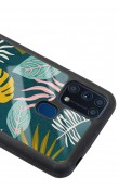 Samsung M-31 Color Leaf Tasarımlı Glossy Telefon Kılıfı
