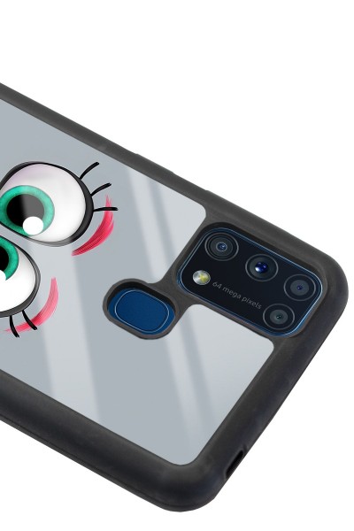 Samsung M-31 Grey Angry Birds Tasarımlı Glossy Telefon Kılıfı