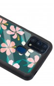 Samsung M-31 Leaf Flovers Tasarımlı Glossy Telefon Kılıfı