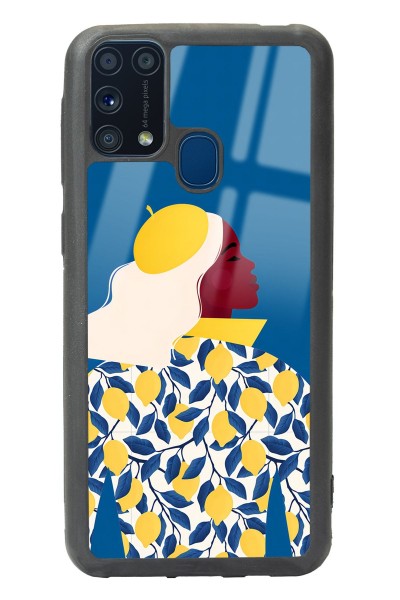 Samsung M-31 Lemon Woman Tasarımlı Glossy Telefon Kılıfı
