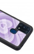 Samsung M-31 Lila Kalp Tasarımlı Glossy Telefon Kılıfı