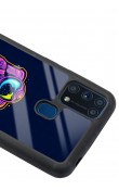 Samsung M-31 Neon Astronot Tasarımlı Glossy Telefon Kılıfı