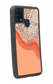 Samsung M-31 Nude Benekli Tasarımlı Glossy Telefon Kılıfı