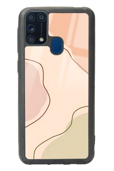 Samsung M-31 Nude Colors Tasarımlı Glossy Telefon Kılıfı