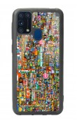 Samsung M-31 R/place Hatıra Tasarımlı Glossy Telefon Kılıfı