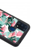 Samsung M-31 Retro Flamingo Duvar Kağıdı Tasarımlı Glossy Telefon Kılıfı