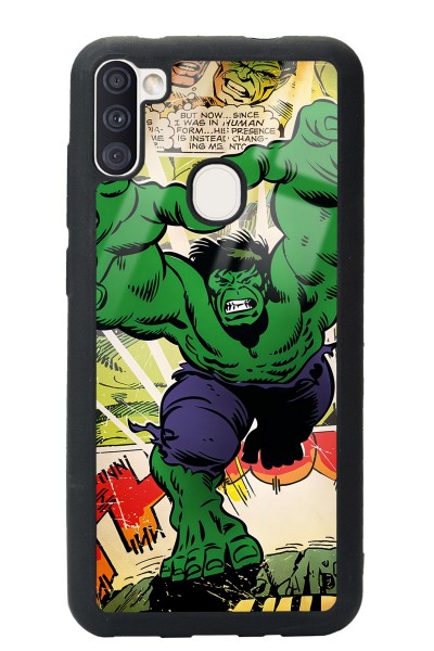 Samsung M11 Hulk Tasarımlı Glossy Telefon Kılıfı