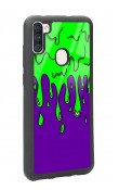Samsung M11 Neon Damla Tasarımlı Glossy Telefon Kılıfı