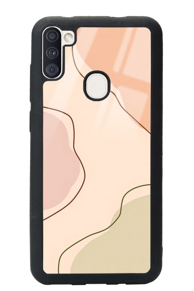 Samsung M11 Nude Colors Tasarımlı Glossy Telefon Kılıfı