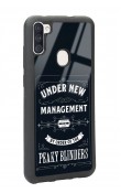 Samsung M11 Peaky Blinders Management Tasarımlı Glossy Telefon Kılıfı