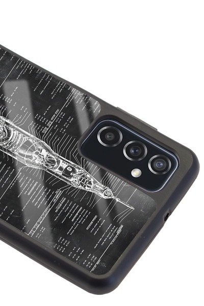 Samsung M52 Apollo Plan Tasarımlı Glossy Telefon Kılıfı