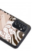Samsung M52 Emoji Zebra Tasarımlı Glossy Telefon Kılıfı