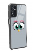 Samsung M52 Grey Angry Birds Tasarımlı Glossy Telefon Kılıfı