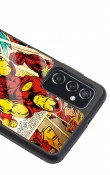 Samsung M52 Iron Man Demir Adam Tasarımlı Glossy Telefon Kılıfı