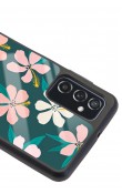 Samsung M52 Leaf Flovers Tasarımlı Glossy Telefon Kılıfı